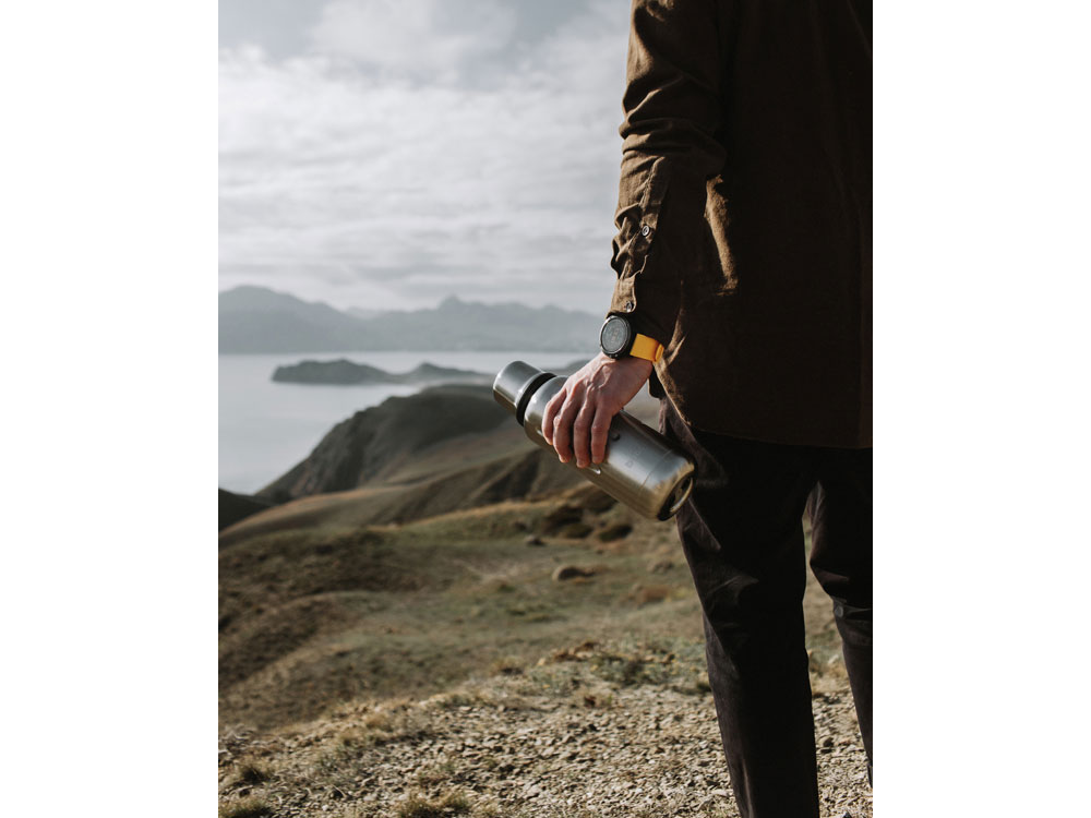 Термос для напитков, вакуумный, бытовой, тм bobber. Объем 1 литр. Артикул Flask-1000 Matte-5