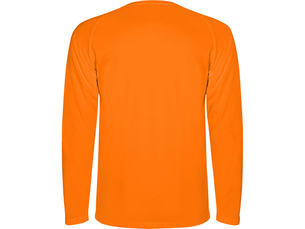 Футболка Montecarlo  мужская с длинным рукавом, неоновый оранжевый-1