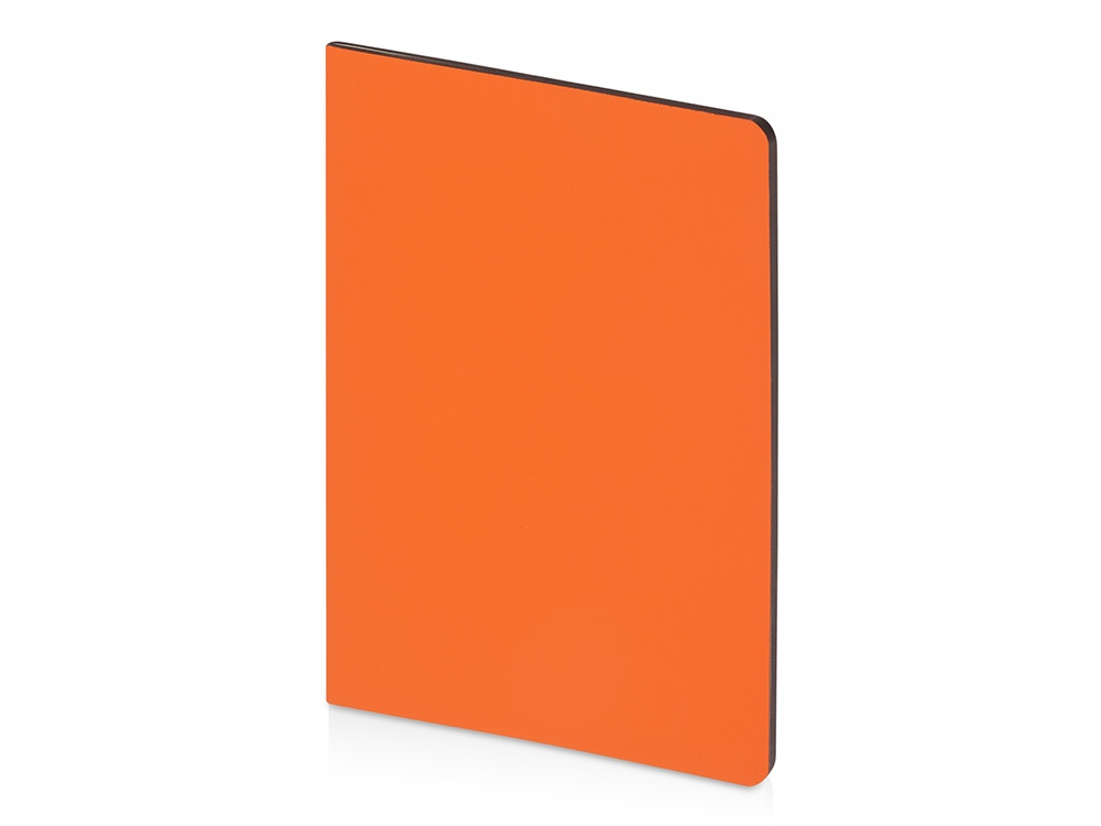 Бизнес-тетрадь А5 Pragmatic Contrast, 40 листов в клетку, оранжевый с темно-серым срезом-0