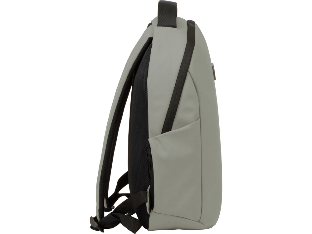 Рюкзак Sofit для ноутбука из экокожи, оливковый-4