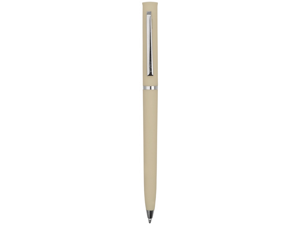 Ручка пластиковая шариковая Navi soft-touch, бежевый-1