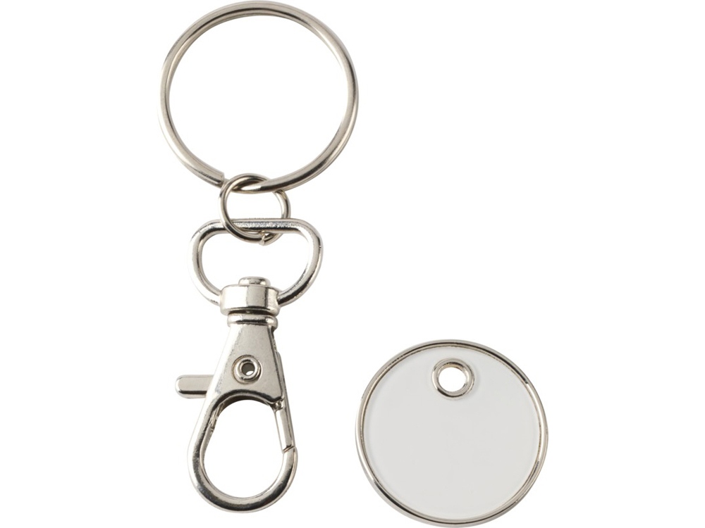 Rory брелок для ключей с монетой для тележки, белый-4