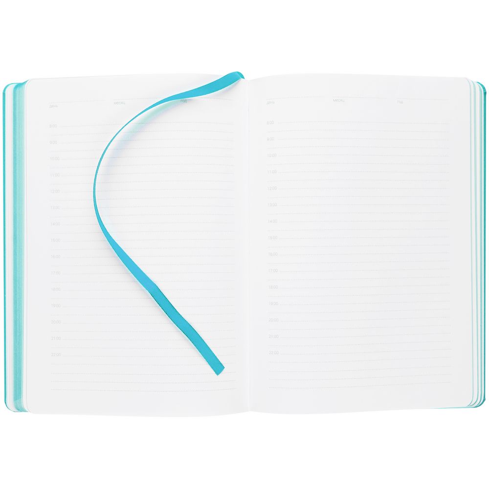 Ежедневник New Factor, недатированный, бирюзовый-3