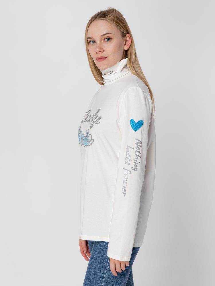 Водолазка Urban, молочно-белая-8