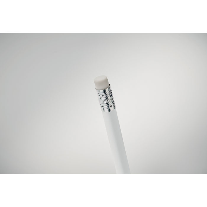 Natural pencil with eraser, белый-1