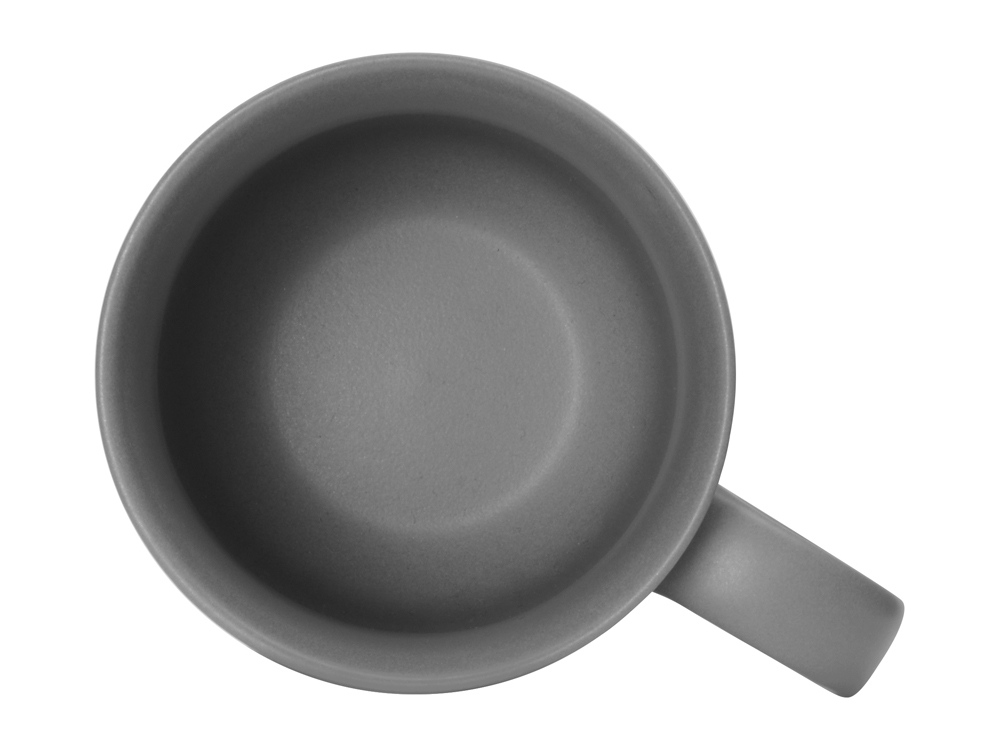 Матовая кружка Susan 380мл в цвете с двух сторон, серый-2