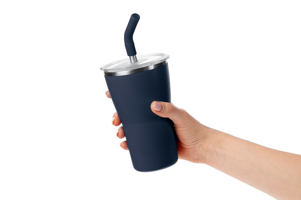 Термостакан Sapporo без логотипа, темно-синий-4