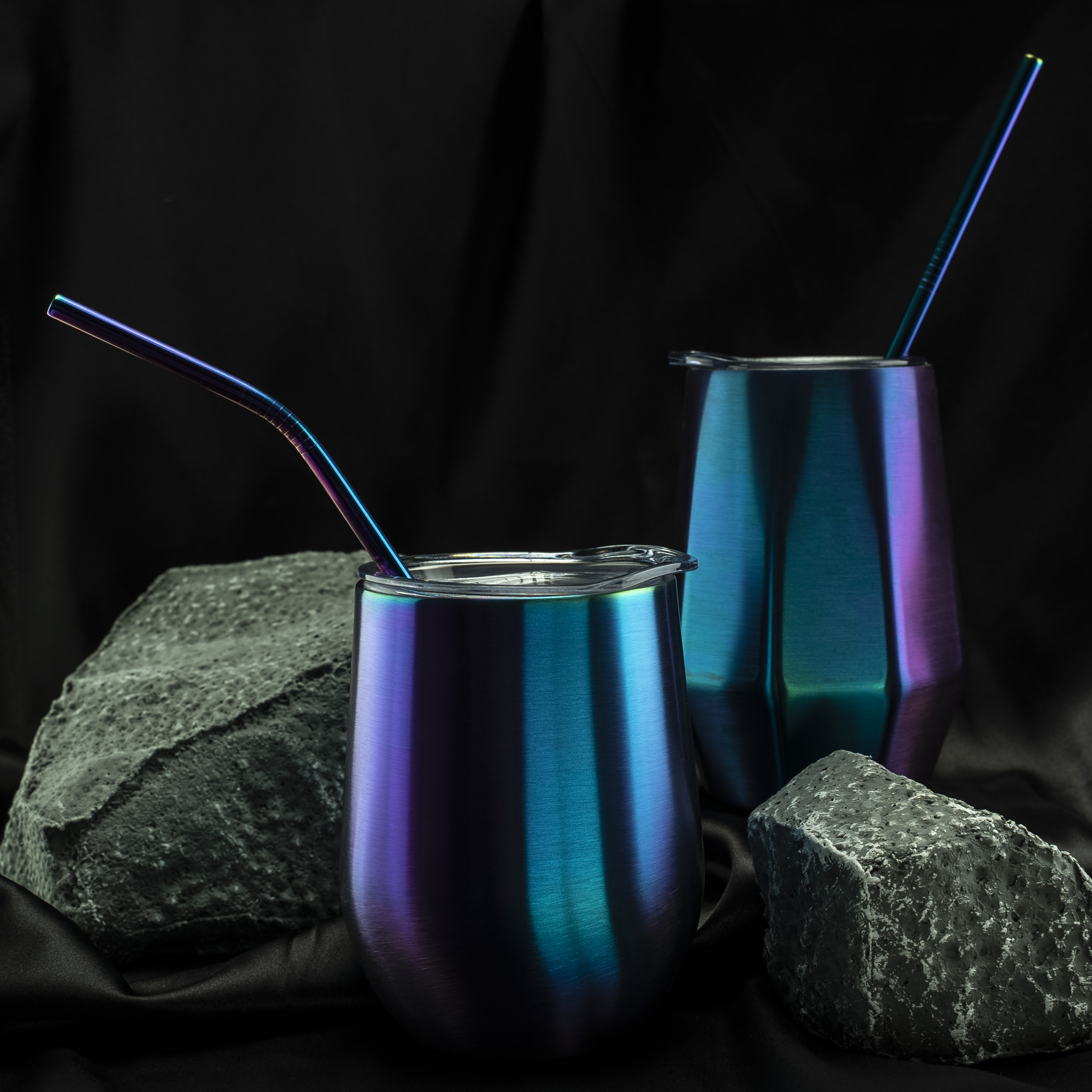 Набор многоразовых трубочек гальванических Оnlycofer Х black (спектр)-2