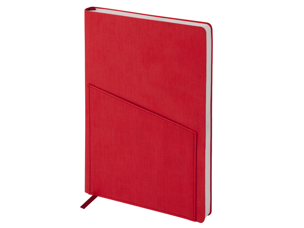 Ежедневник недатированный А5 Barcelona, красный-1