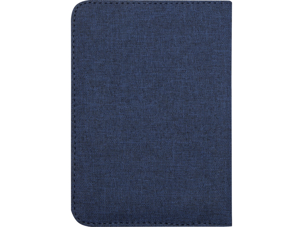 Ross Держатель паспорта с RFID-защитой из переработанного PET-пластика, сертифицированного согласно GRS - navy-2