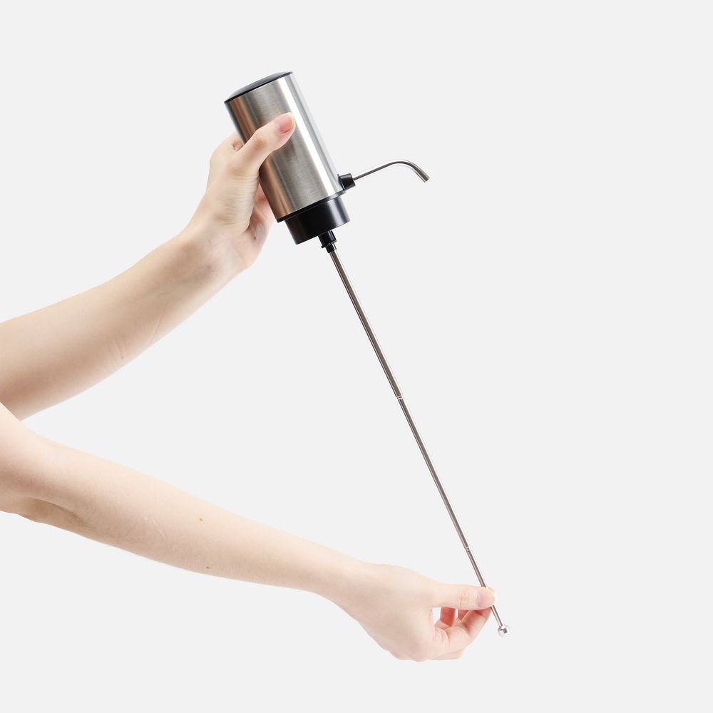 Электрический аэратор-дозатор для вина Tuoretta, серебристый-4