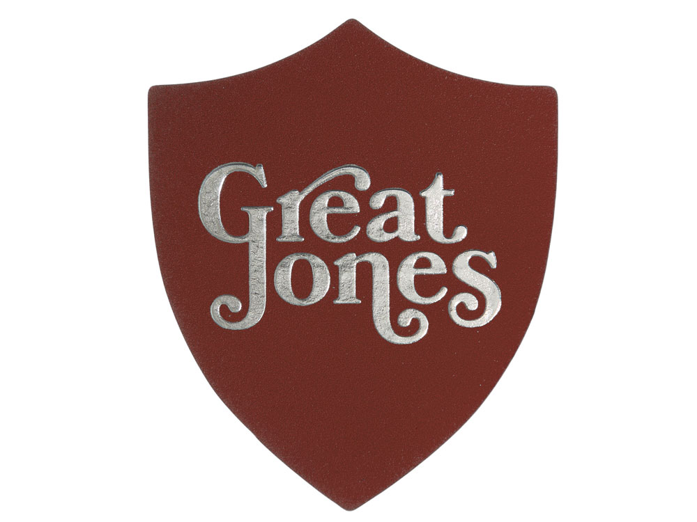 ПАТЧ ЩИТ nubuk (коричневый ) 6,6 х 5,5 см-2