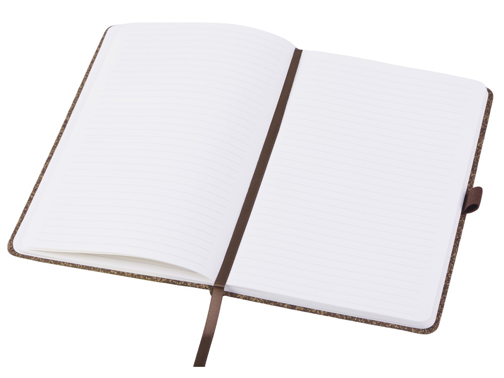 Блокнот из кофейных зерен А5 Coffee notes, твердая обложка, 80 листов 70 гр/м2 белой бумаги, кофейный-4