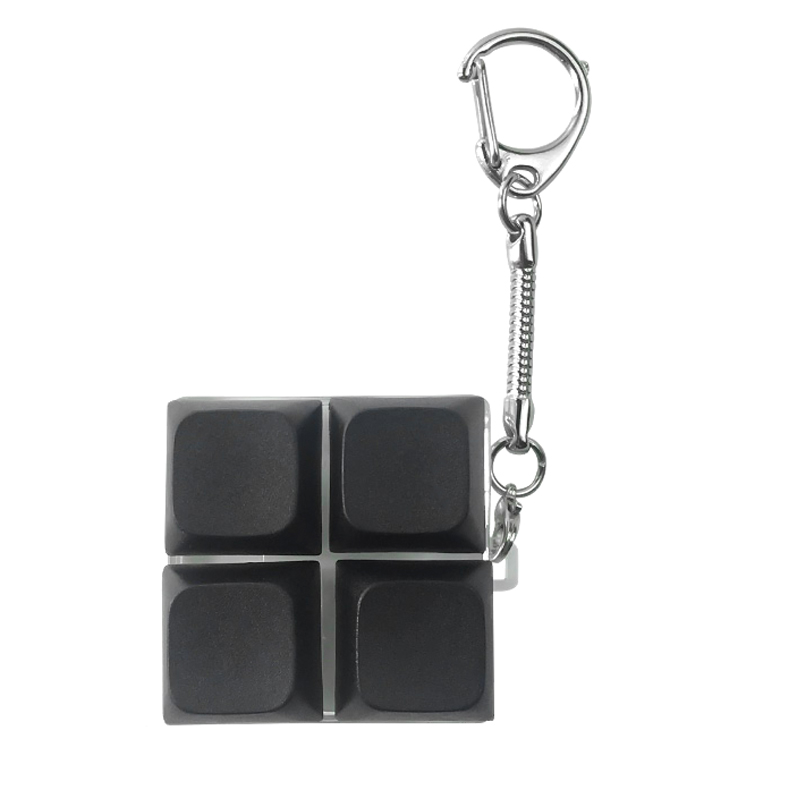 Брелок Press Anti Stress с LED подсветкой, Черный-2