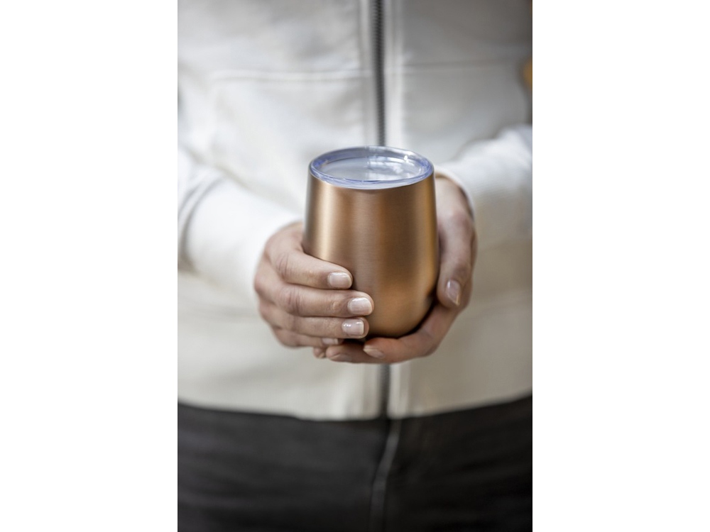 Corzo медная чашка с вакуумной изоляцией, сертифицированная согласно RCS, 350 мл - Серебряный-6
