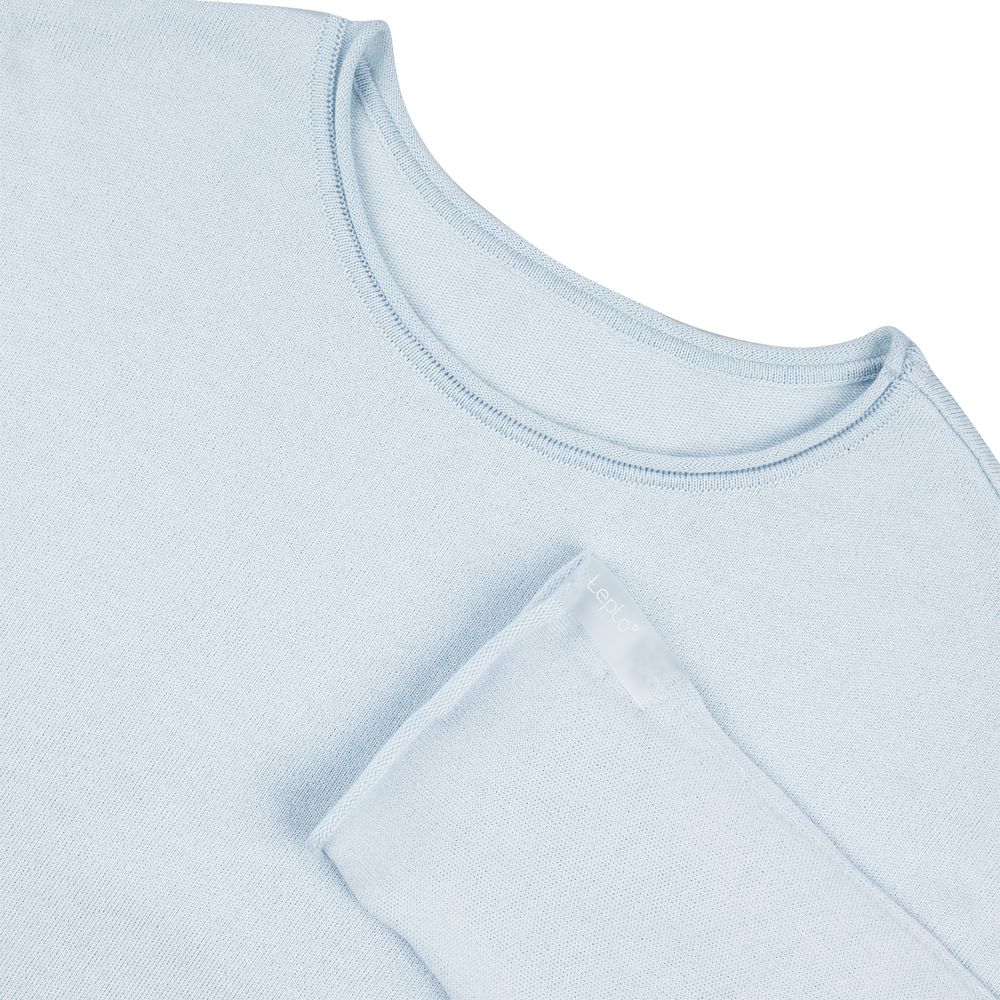 Лонгслив унисекс Siluetti Fuori, светло-голубой-2