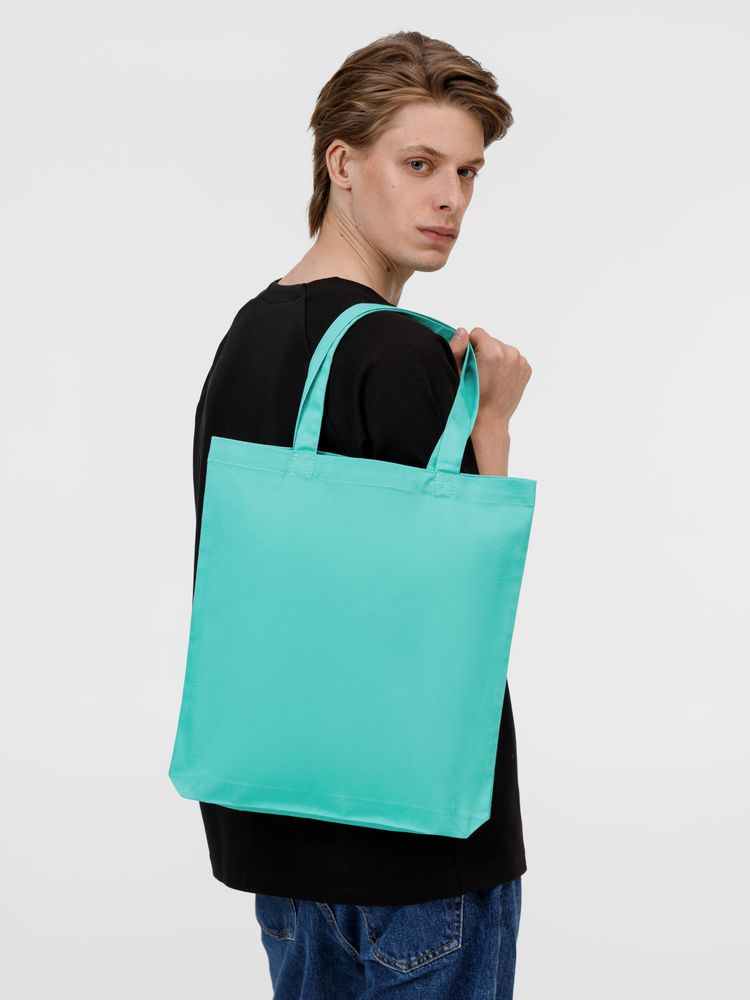 Холщовая сумка Avoska, бирюзовая-2