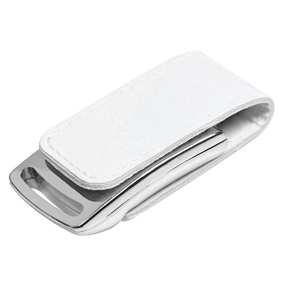 USB flash-карта "Lerix" (8Гб), белый, серебристый-0