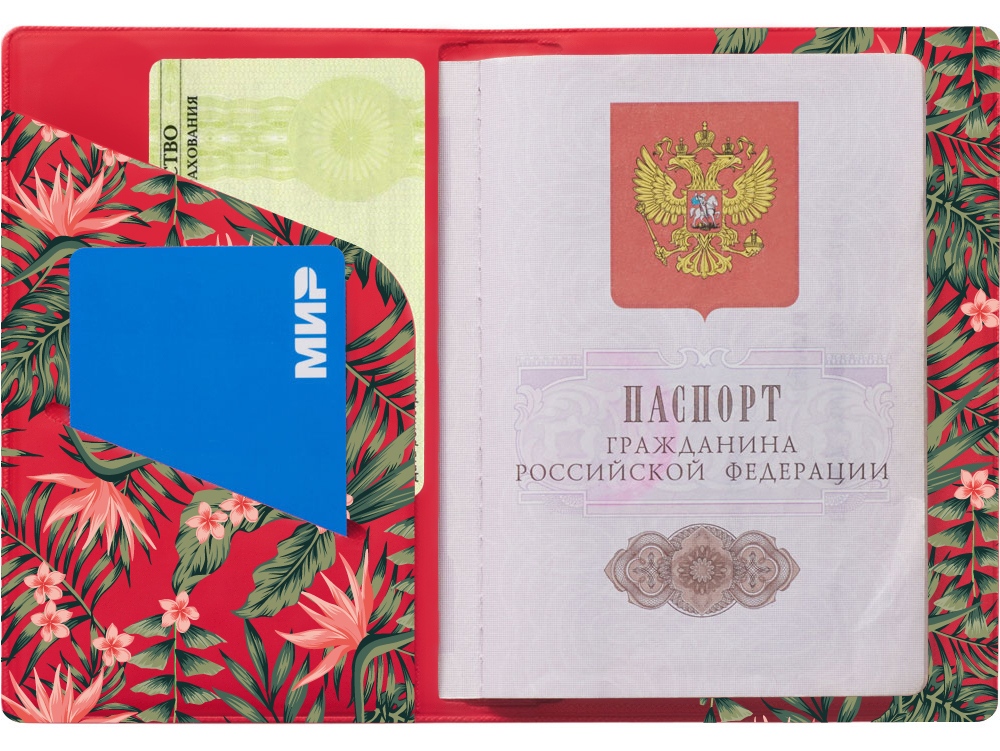 Обложка для паспорта с возможностью полноцветной УФ-печати, софт-тач-5