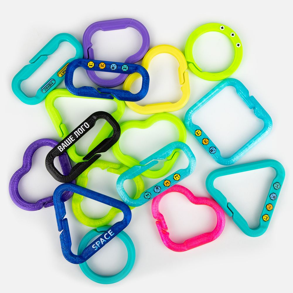 Брелок Impreso, 3D-печать на заказ, квадрат-2