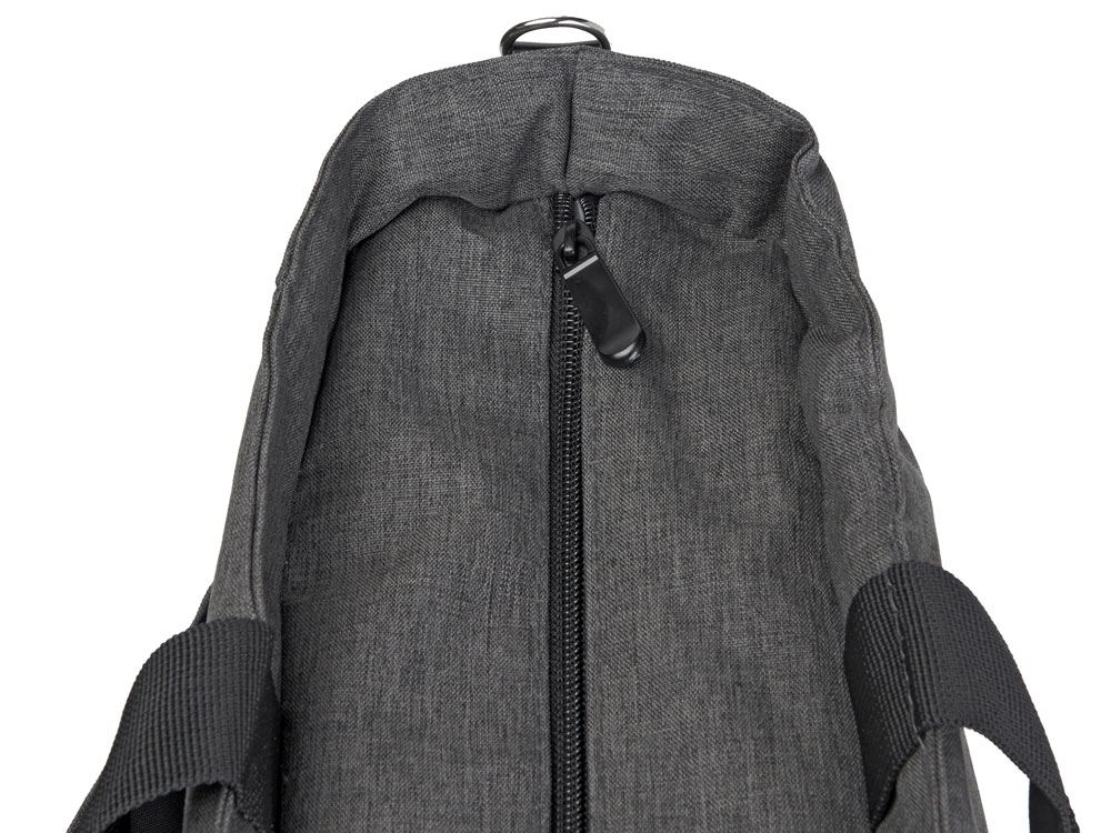 Сумка-холодильник Fabrizio со штопором, серый/черный-9