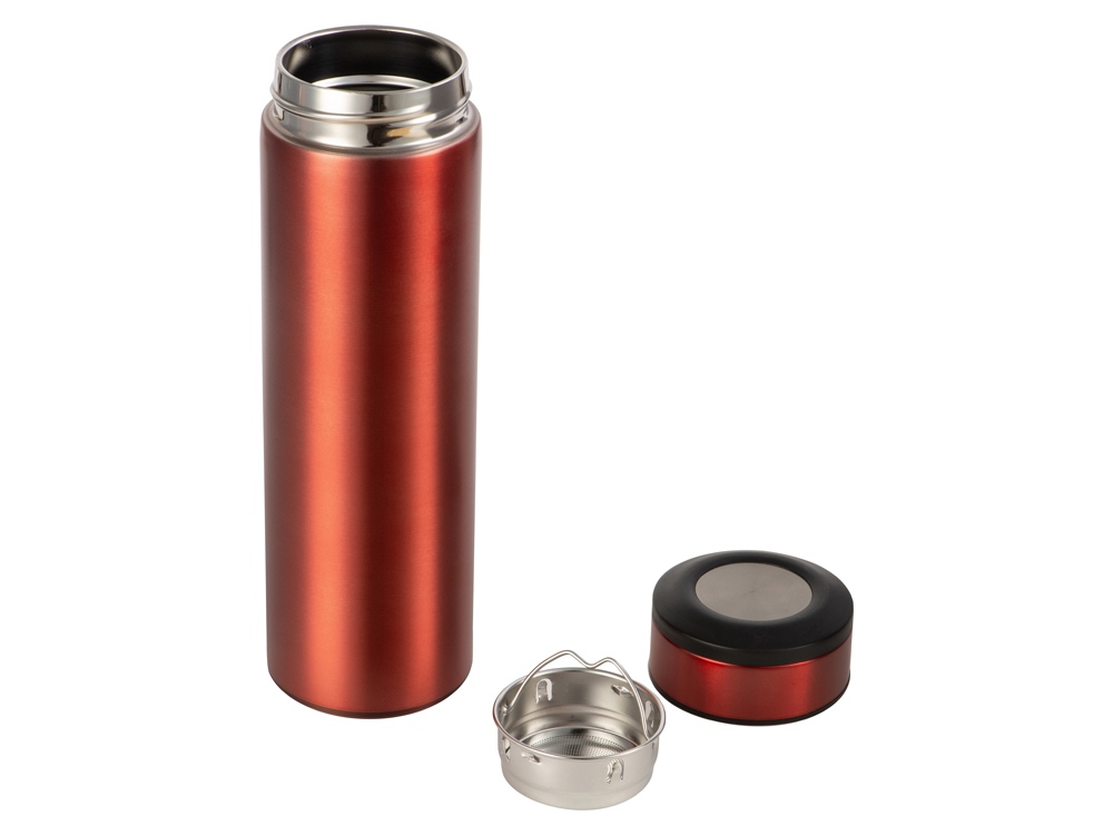 Термос Confident Metallic 420мл, красный-2