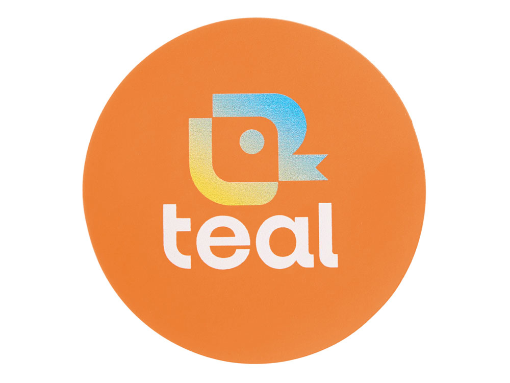 ПАТЧ КРУГ soft-touch (оранжевый ) 6,0 х 6,0 см-2