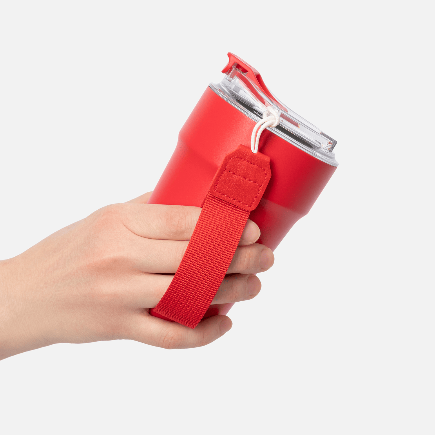 Термокружка вакуумная Монако (Monaco), красная-8