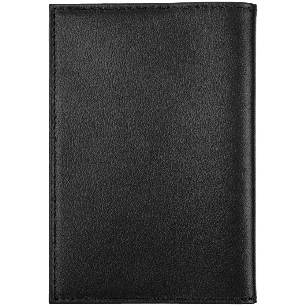 Обложка для паспорта Top, черная-1