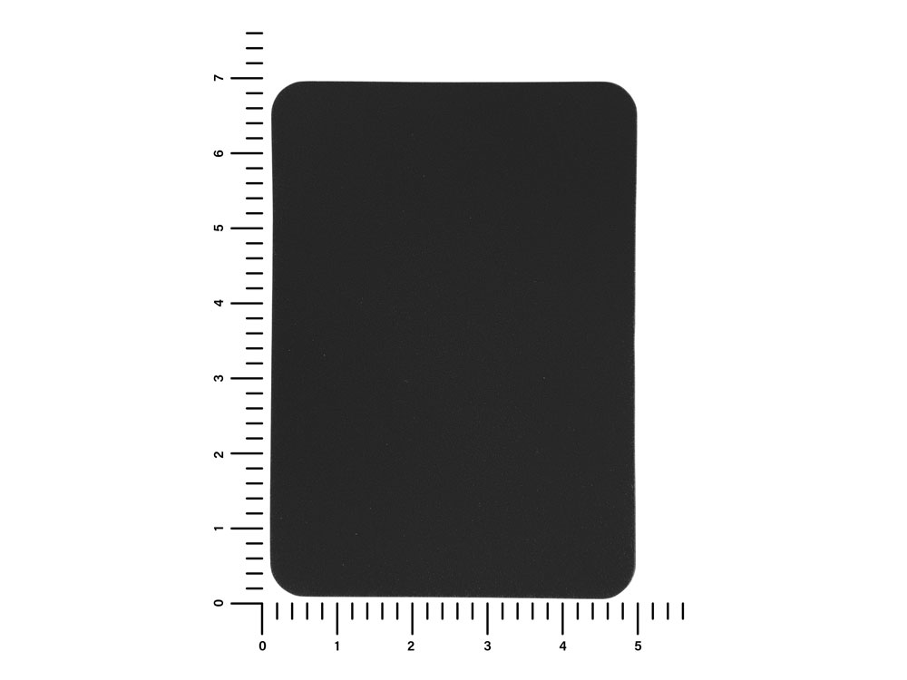 ПАТЧ ПРЯМОУГОЛНЫЙ nubuk (чёрный) 5,0 х 7,0 см-2