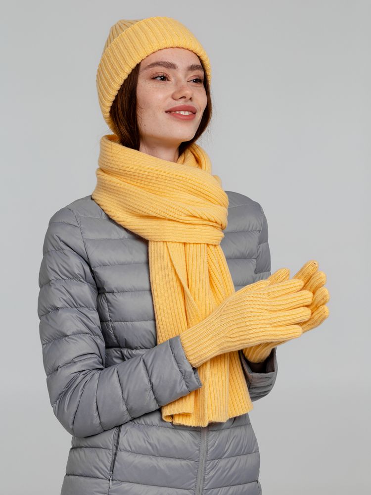 Перчатки Bernard, желтые-2