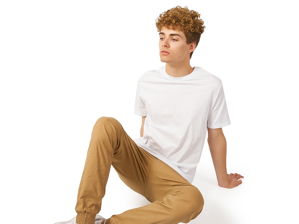 Футболка HD короткий рукав компакт пенье, белый-1