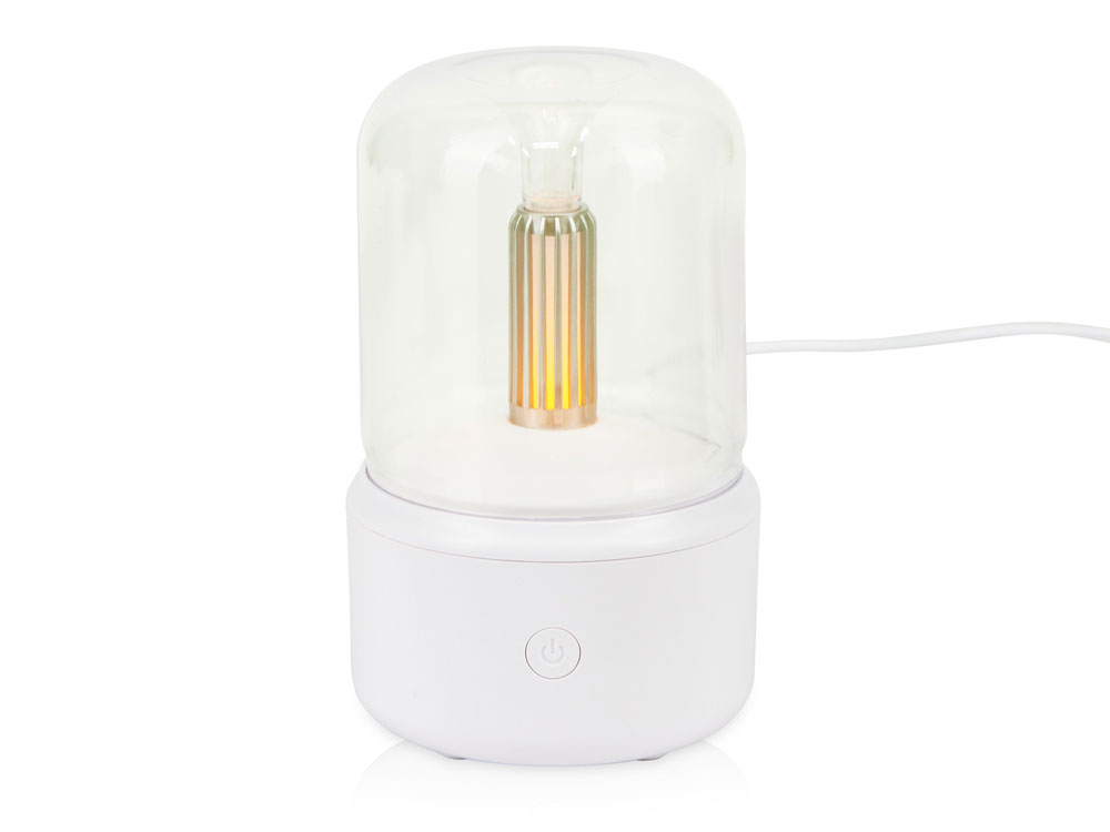 Подарочный набор с пледом, увлажнителем и кружкой, оранжевый-7