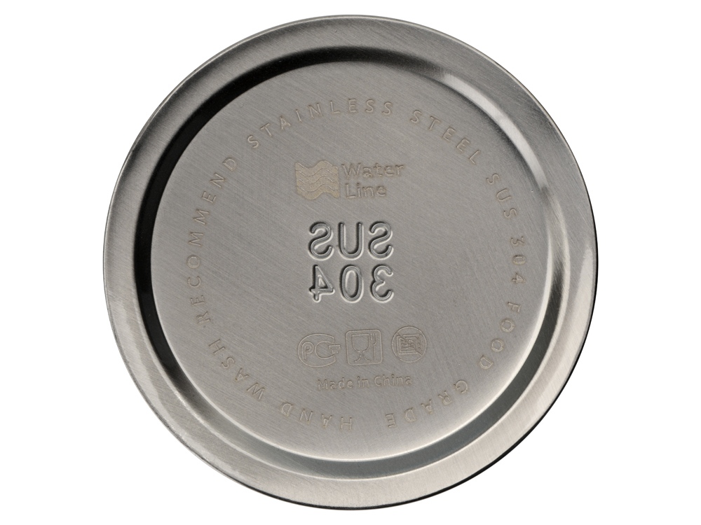 Бутылка для воды Hike Waterline, нерж сталь, 850 мл, серебристый-9