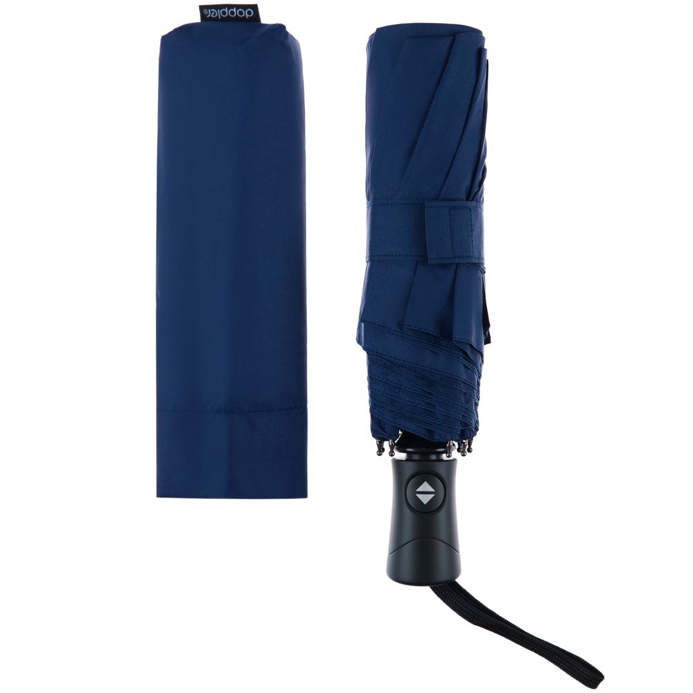 Складной зонт Fiber Magic Superstrong, темно-синий-3