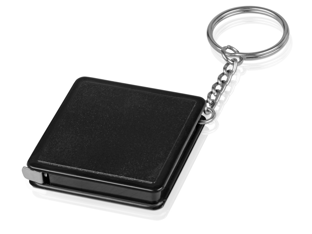 Брелок-рулетка Дюйм, 1 м., черный-0