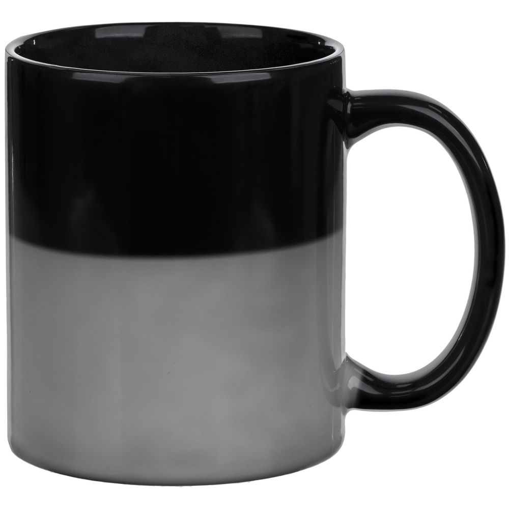 Кружка-хамелеон On Display, глянцевая, черная-2