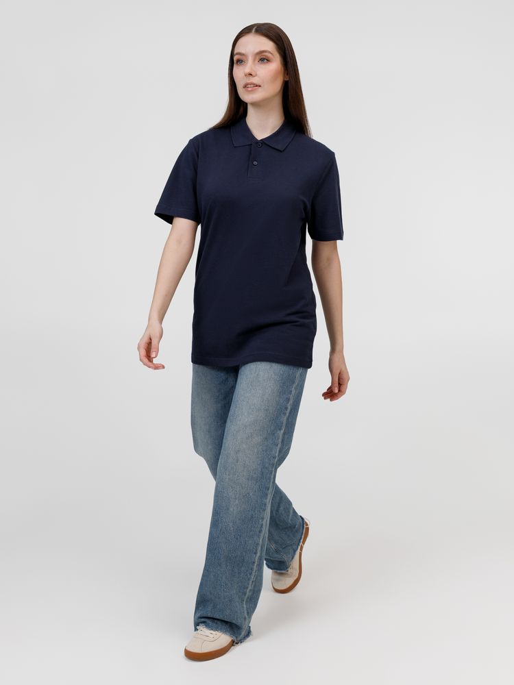 Рубашка поло унисекс Pulse, кобальт (темно-синяя)-7