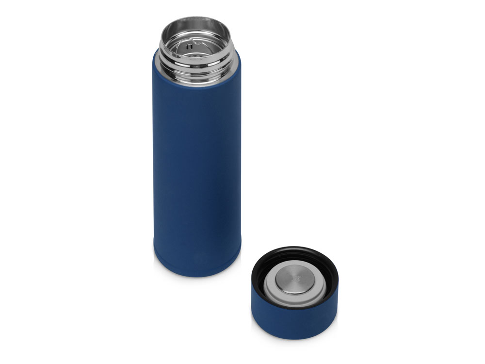 Термос с индикатором температуры Module, 360 мл, темно-синий-1