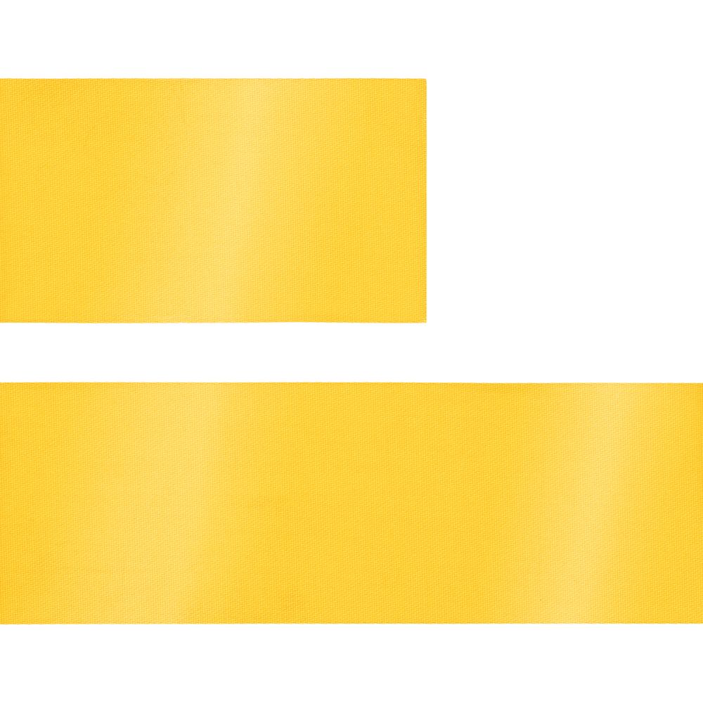 Лента сатиновая Satin 35 XL, желтая, 170 см-1
