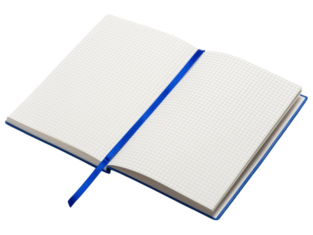 Набор блокнот в гибкой обложке А5 и металлическая шариковая ручка Nabokov, синий-6