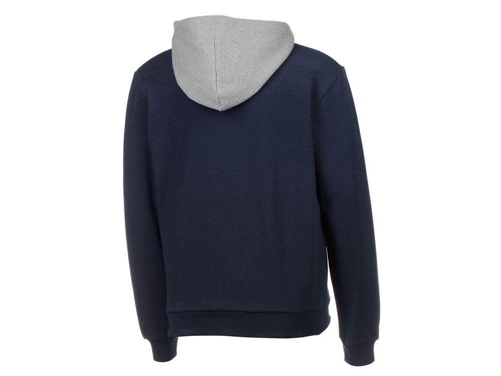 Толстовка с капюшоном Amsterdam мужская, темно-синий/серый меланж-2