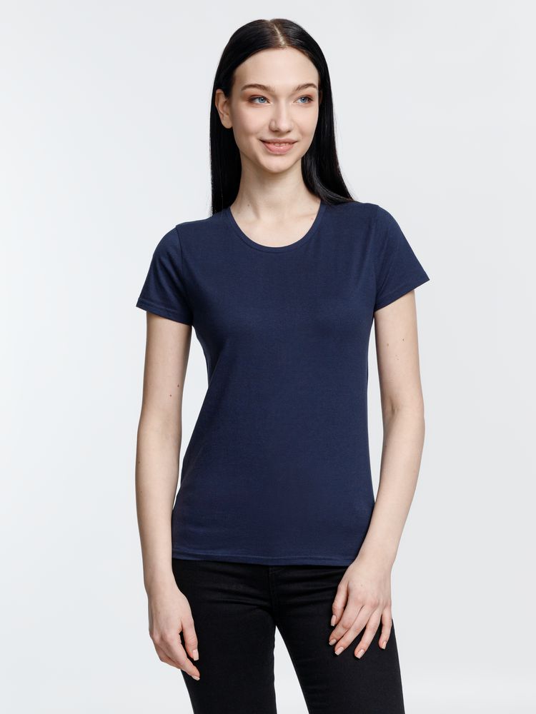 Футболка женская Pioneer Women, темно-синяя-5