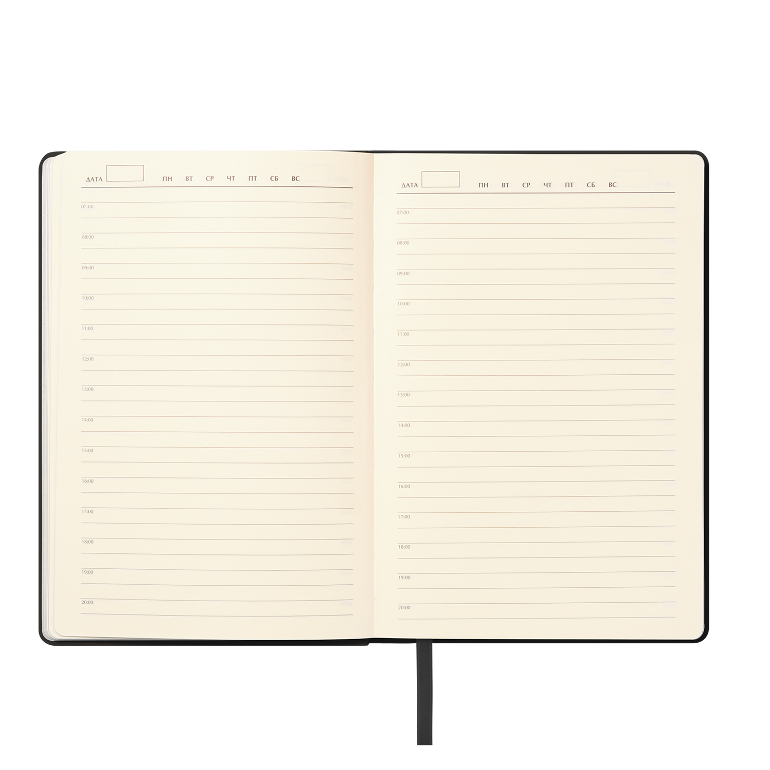 Ежедневник Galaxy недатированный, гибкая обложка, срез голограф. фольга, черный-3