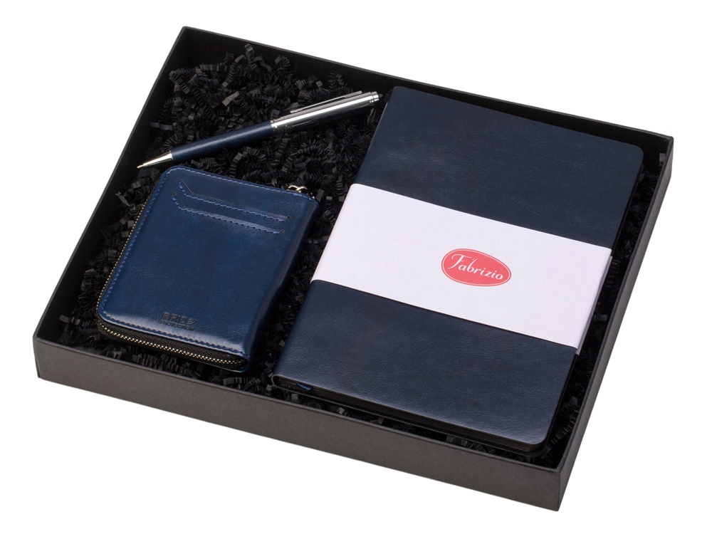 Подарочный набор Fabrizio Large, темно-синий-1