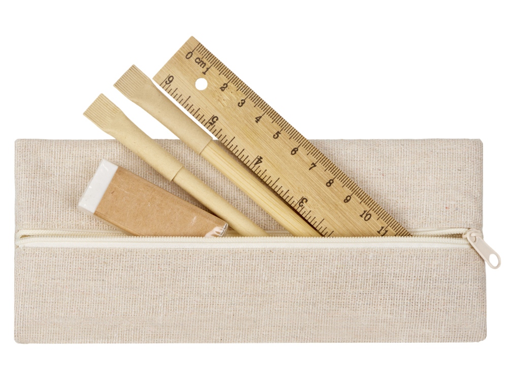 Канцелярский набор Bilbao, бежевый-2