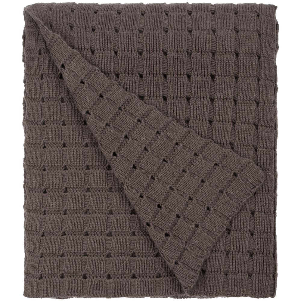 Плед Exquisito, коричневый-1