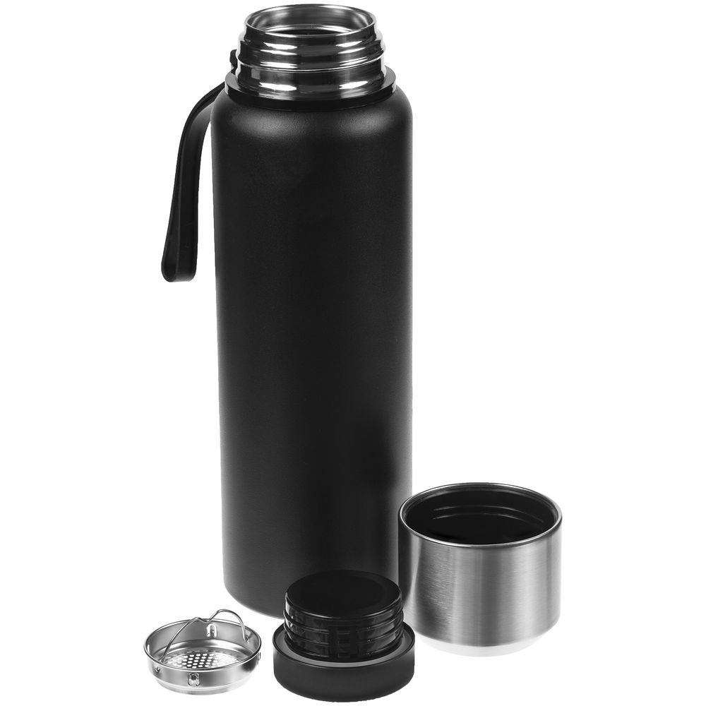 Термос с ситечком Hoffell, черный-1