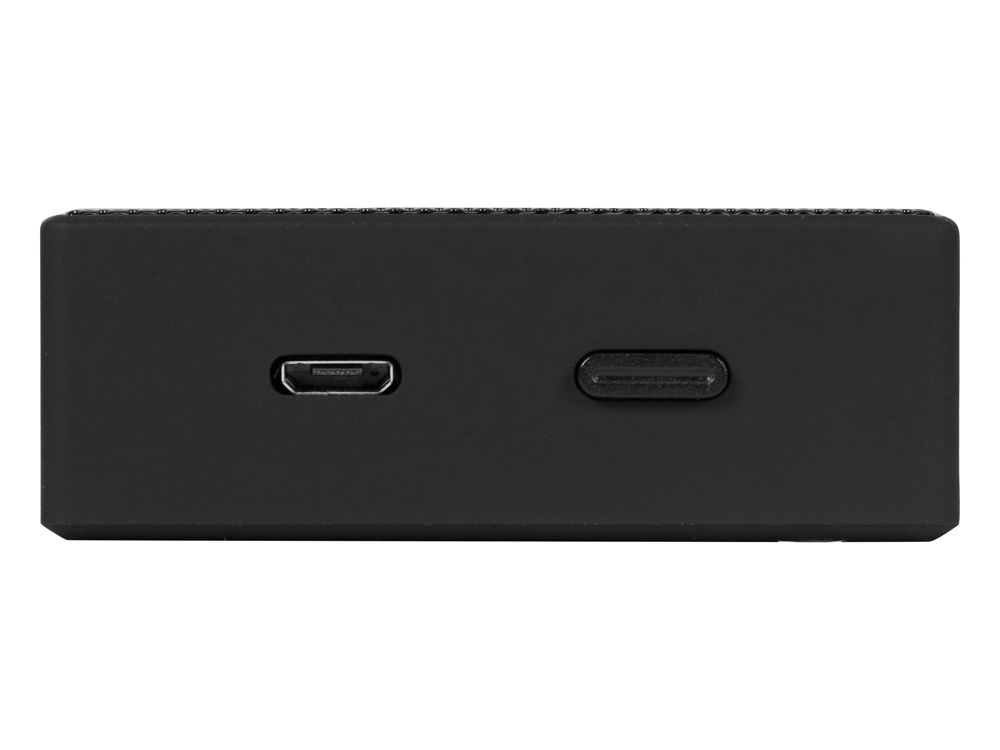 Портативная колонка Concept с полноцетной печатью, черный-4