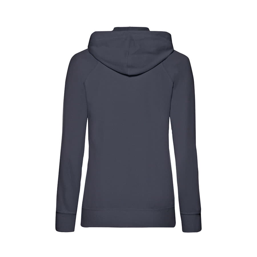 Толстовка женская без начеса LADIES LIGHTWEIGHT HOODED SWEAT 240, темно-синий-4